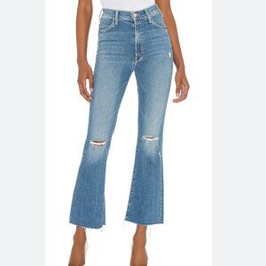 MOTHER the hustler ankle fray Understudy wash denim 28